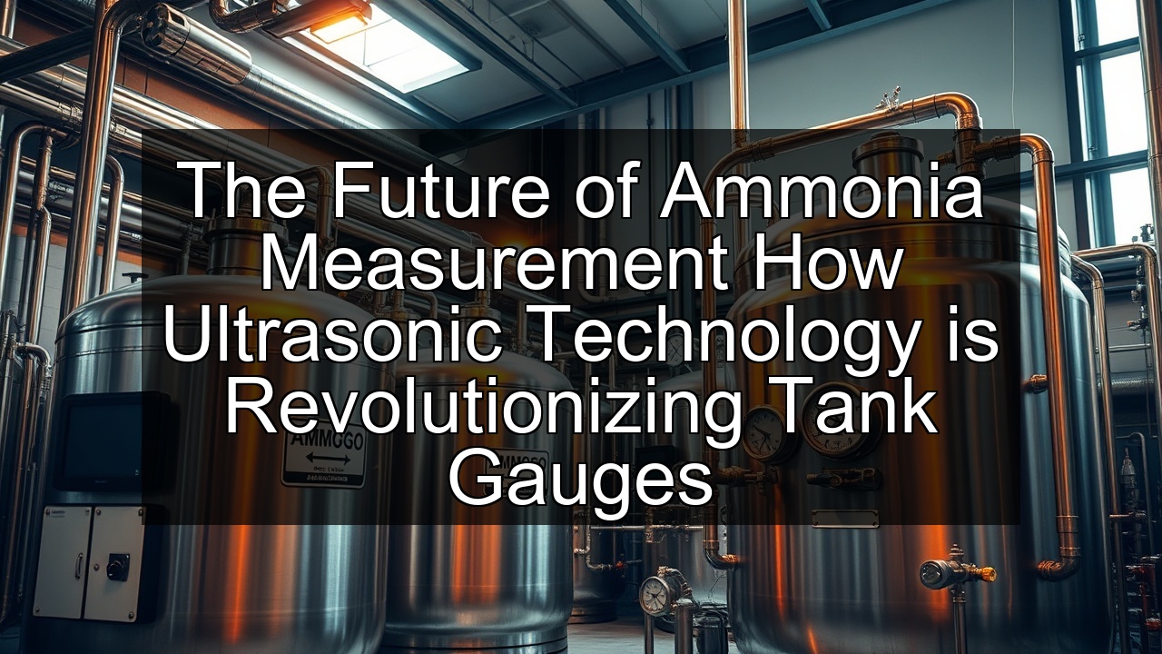 tanks ammonia sensor gauges nh3 ammonia storage tank gauges automation