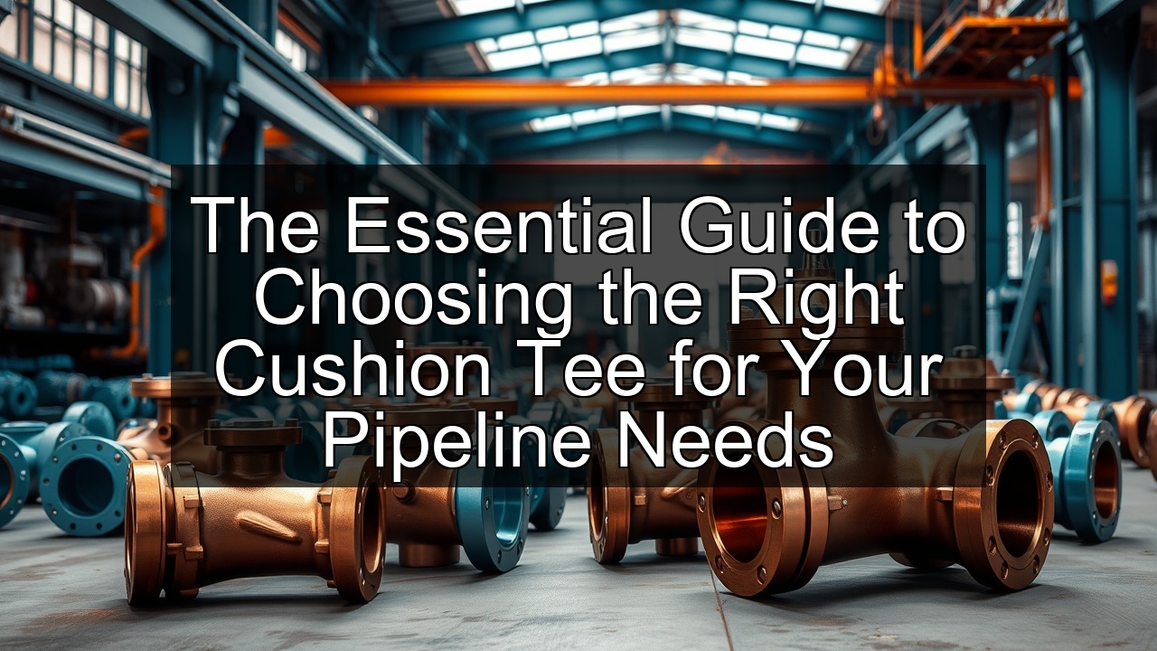 pipelines cushion reducers cross api