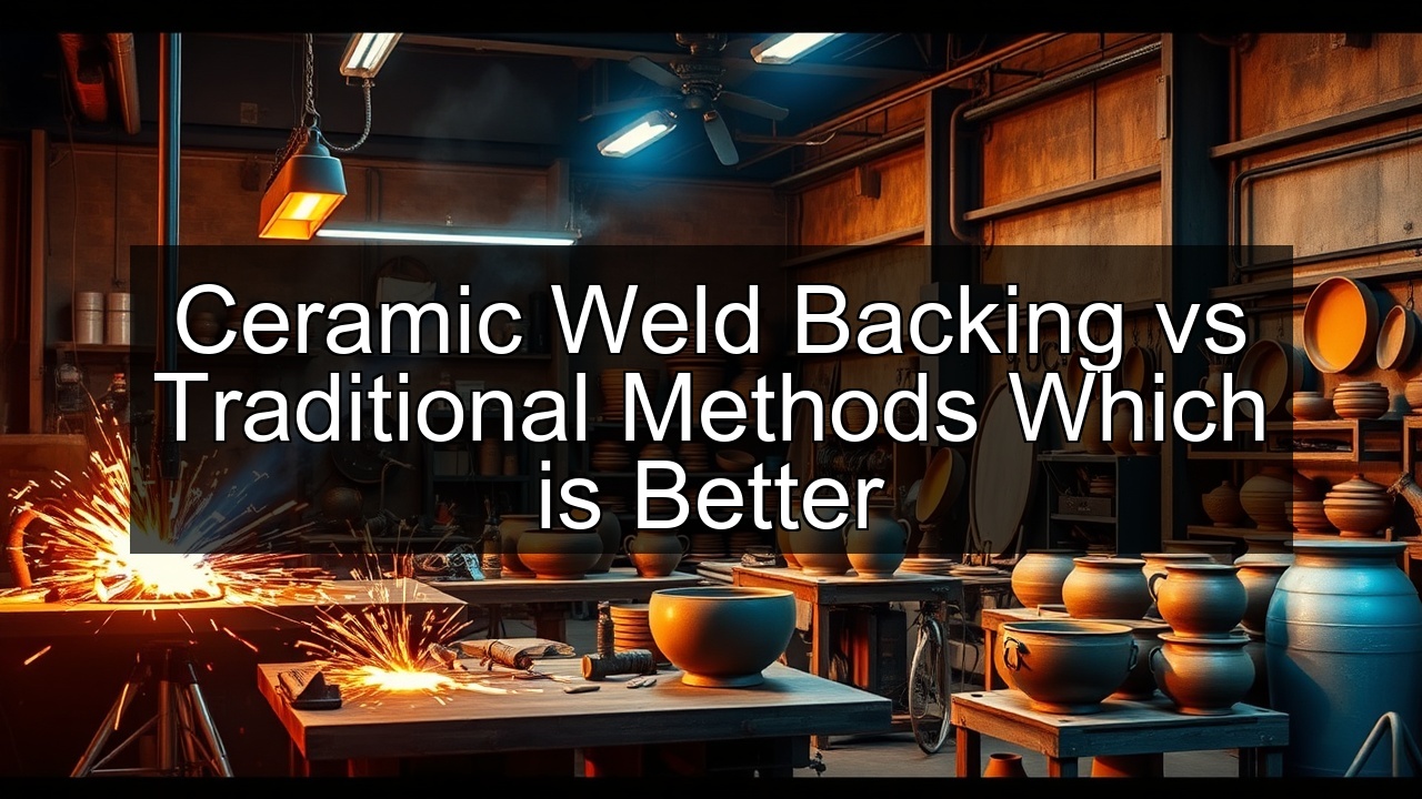 metal ceramic beads ceramic weld backing welding