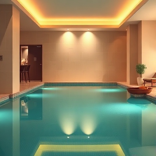 indoor pool hotel hvac system dehumidified refrigerants